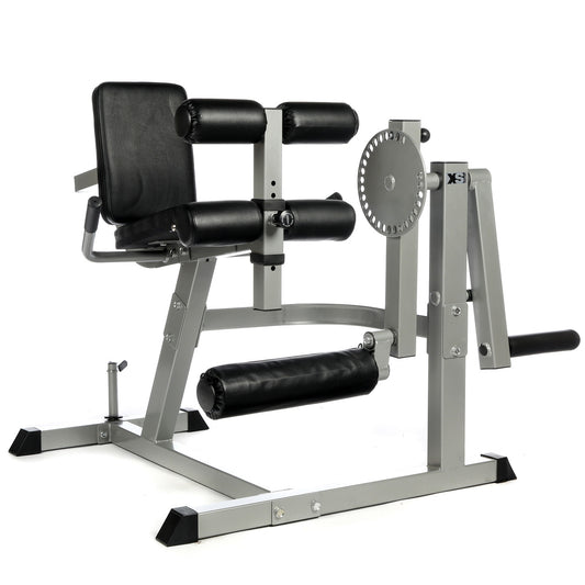 seated leg extension and curl machine