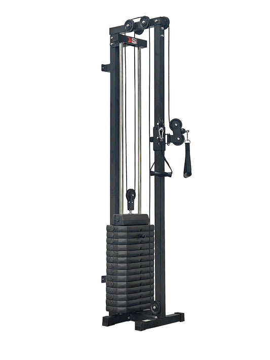 wall mounted cable pulley machine