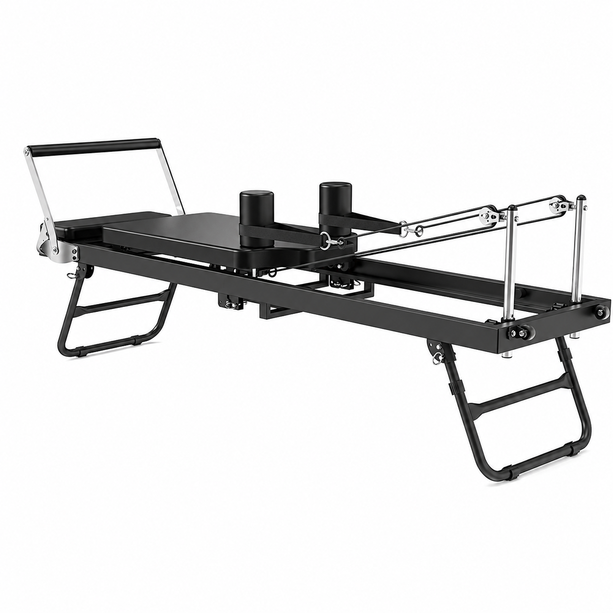 Folding Home Pilates Reformer Board Dual Resistance Machine