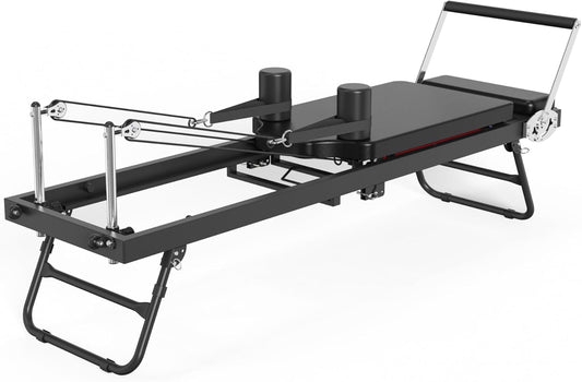 Folding Home Pilates Reformer Board Dual Resistance Machine