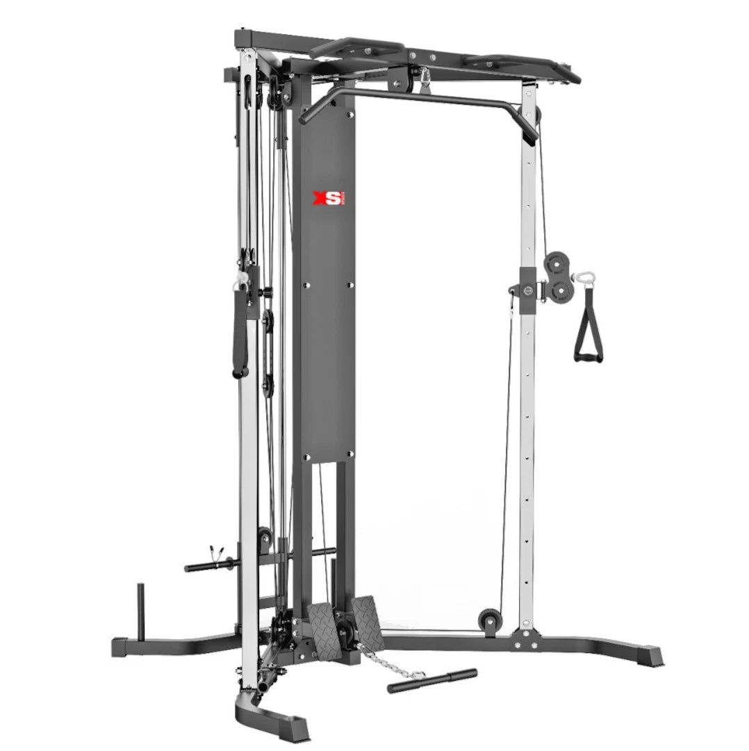 XS Sports POWA Dual Adjustable Functional Crossover Cable Pulley Machine DUP