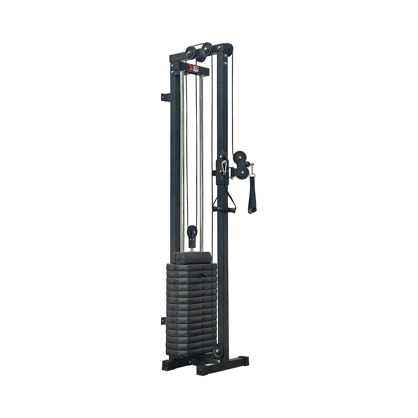 Wall mounted Cable Pulley Machine - 68kg Plate Loaded - Functional Trainer
