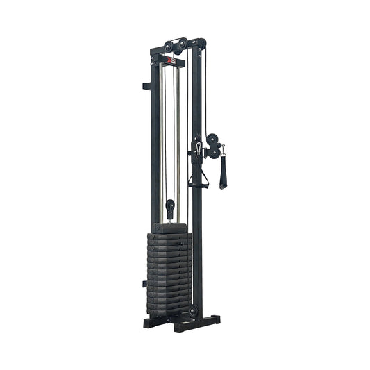 Wall mounted Cable Pulley Machine - 68kg Plate Loaded - Functional Trainer